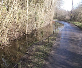 Image of flooded ditch