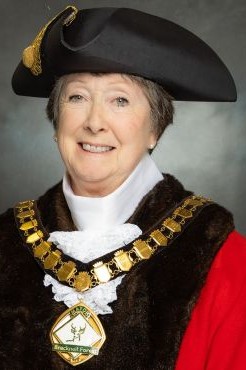 Cllr Janet Cochrane Mayor of Bracknell Forest elected Wednesday 14 May 2025.