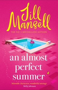 Book cover with image of swimming pool with one person in the pool