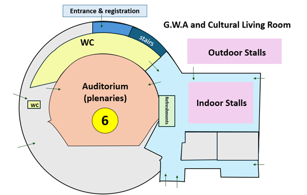 GWA and Cultural Living Room map