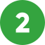 White number 2 digit inside a green circle