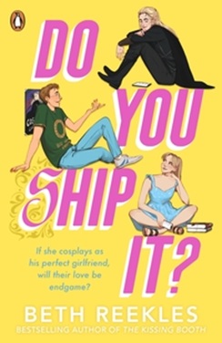 Drawing of young people sitting on the words of the book title