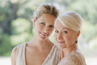 Two women in wedding dresses