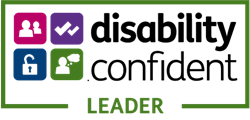 Disability confident leader logo 2026