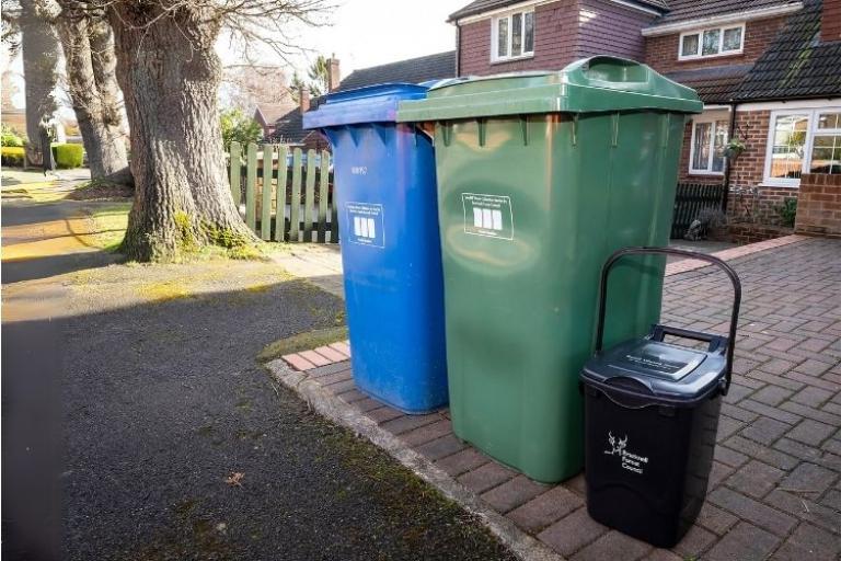 Bracknell Forest waste and recycling bins