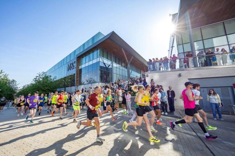 Start of The Lexicon Bracknell Half Marathon 2025