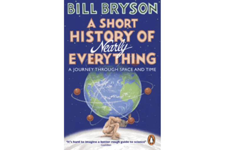 Book cover: A short history of nearly everything