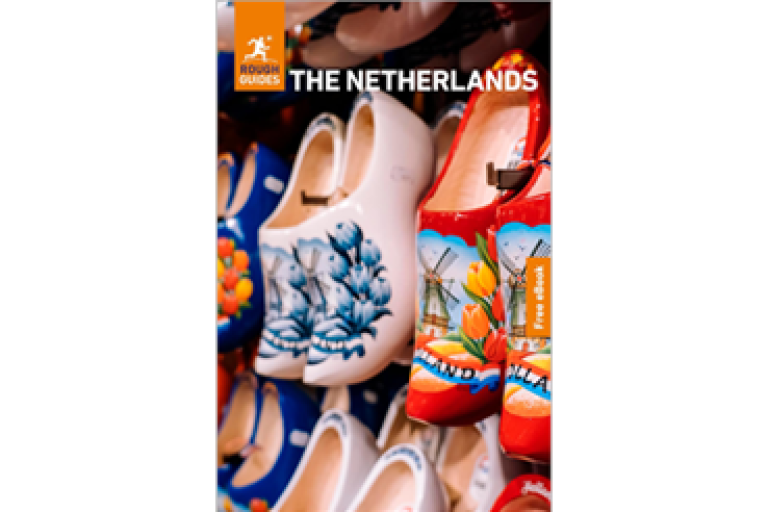 Book cover with colourful clogs