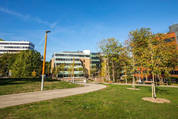 Time square offices and station green