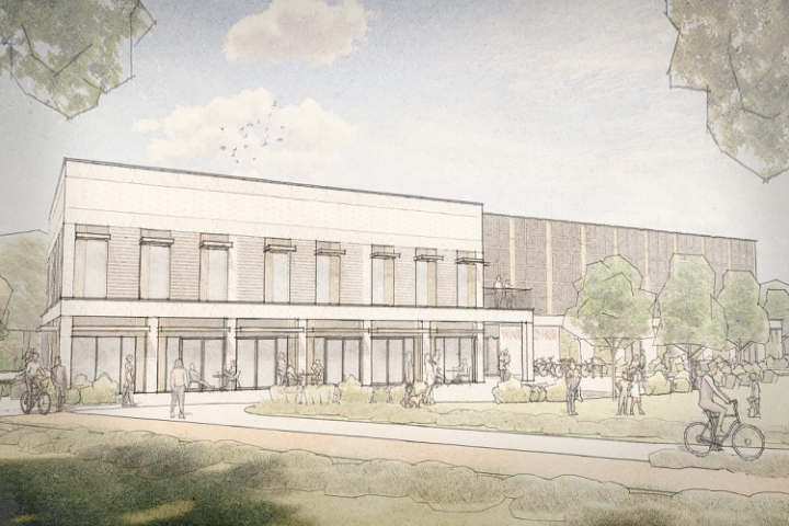 Artists impression of new community hub