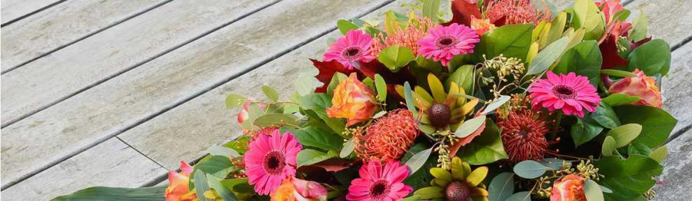 Bouquet of flowers.
