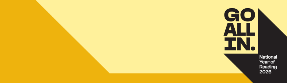 Go All In. National Year of Reading 2026.