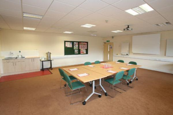 Meeting table and chairs in Bracknell Open Learning Centre