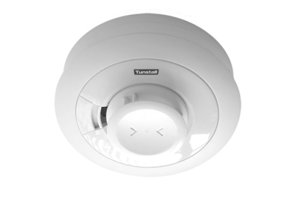 White round object - heat detector